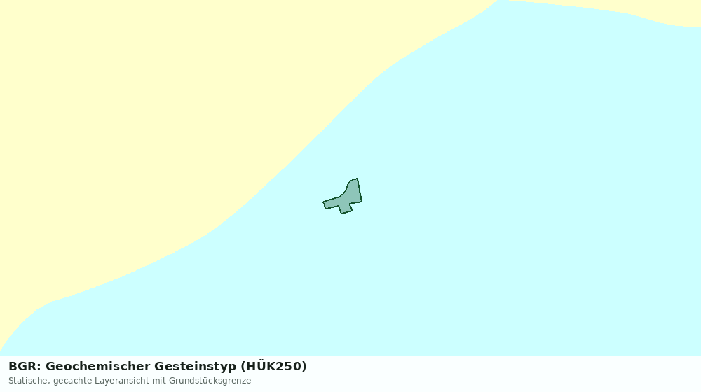 Statische Kartenansicht: BGR: Geochemischer Gesteinstyp (HÜK250)