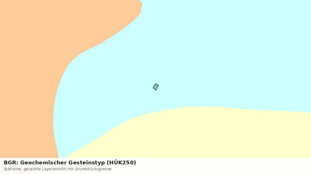 Statische Kartenansicht: BGR: Geochemischer Gesteinstyp (HÜK250)