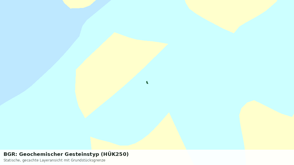 Statische Kartenansicht: BGR: Geochemischer Gesteinstyp (HÜK250)