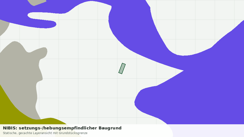 Statische Kartenansicht: NIBIS: setzungs-/hebungsempfindlicher Baugrund