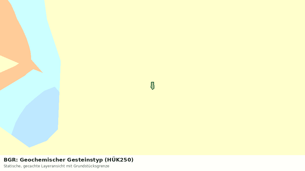 Statische Kartenansicht: BGR: Geochemischer Gesteinstyp (HÜK250)