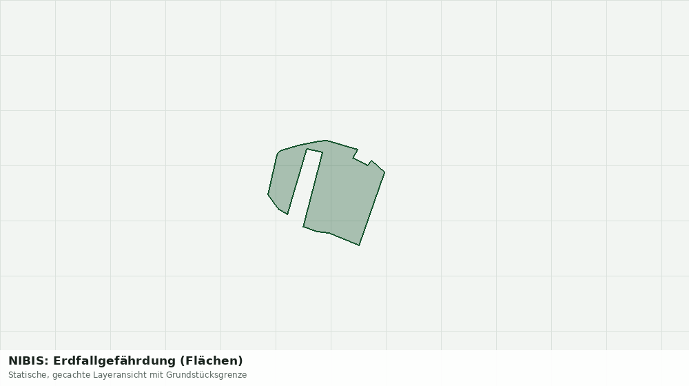 Statische Kartenansicht: NIBIS: Erdfallgefährdung (Flächen)