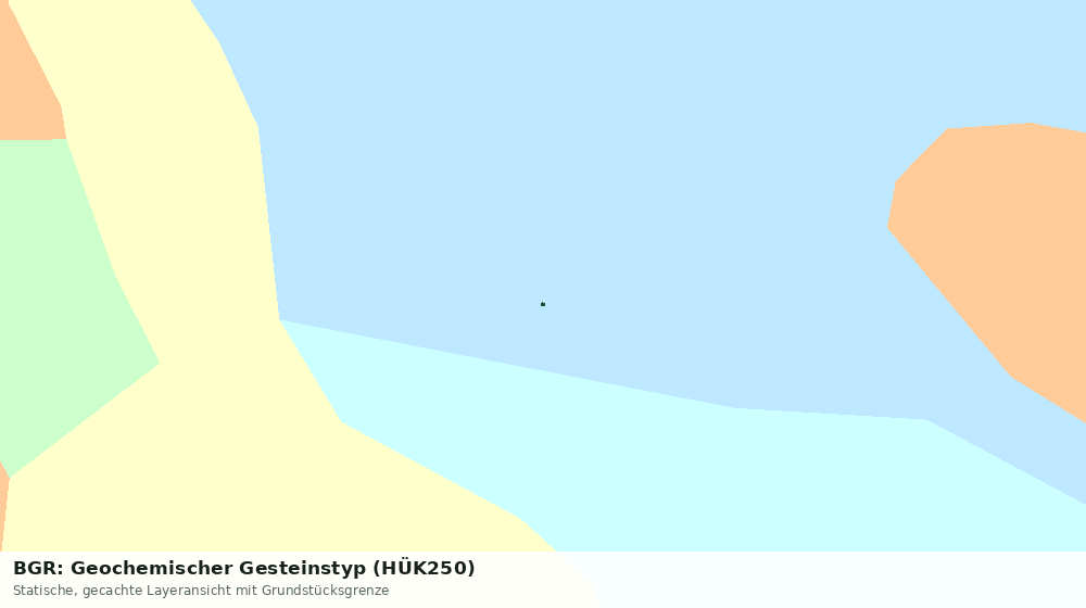 Statische Kartenansicht: BGR: Geochemischer Gesteinstyp (HÜK250)