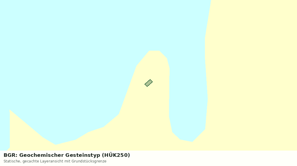Statische Kartenansicht: BGR: Geochemischer Gesteinstyp (HÜK250)