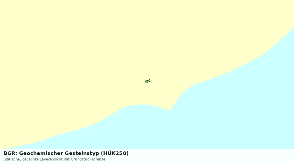Statische Kartenansicht: BGR: Geochemischer Gesteinstyp (HÜK250)