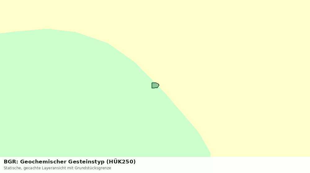 Statische Kartenansicht: BGR: Geochemischer Gesteinstyp (HÜK250)