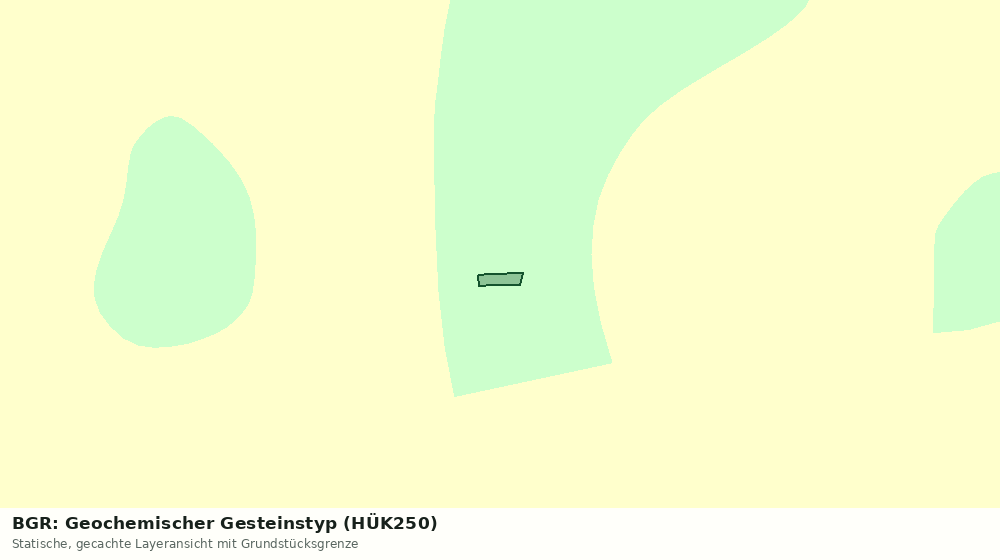 Statische Kartenansicht: BGR: Geochemischer Gesteinstyp (HÜK250)