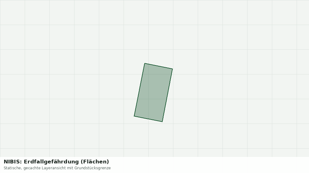 Statische Kartenansicht: NIBIS: Erdfallgefährdung (Flächen)