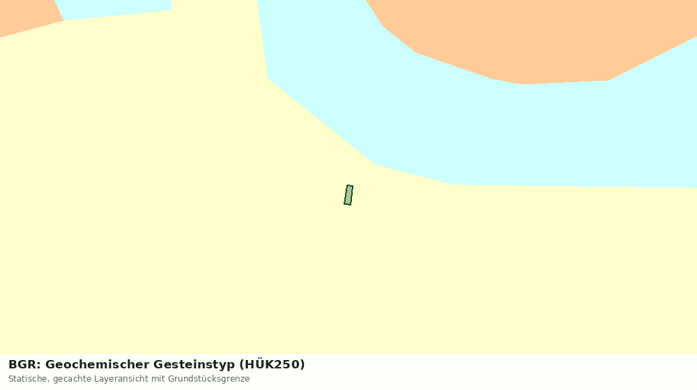 Statische Kartenansicht: BGR: Geochemischer Gesteinstyp (HÜK250)