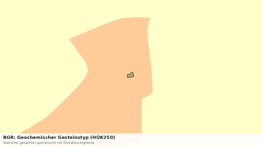 Statische Kartenansicht: BGR: Geochemischer Gesteinstyp (HÜK250)