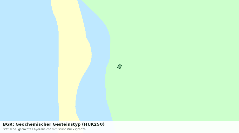 Statische Kartenansicht: BGR: Geochemischer Gesteinstyp (HÜK250)