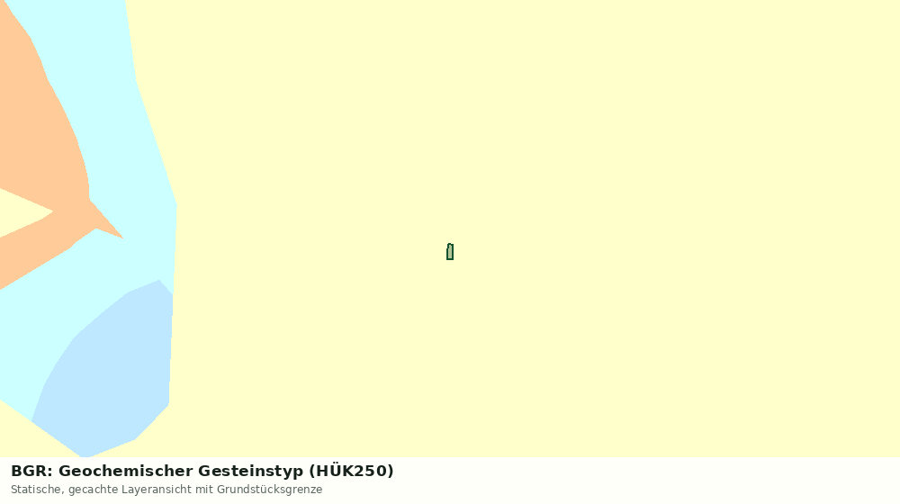Statische Kartenansicht: BGR: Geochemischer Gesteinstyp (HÜK250)