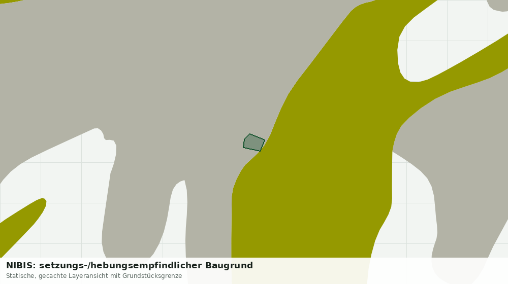 Statische Kartenansicht: NIBIS: setzungs-/hebungsempfindlicher Baugrund