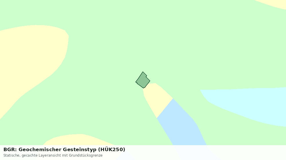 Statische Kartenansicht: BGR: Geochemischer Gesteinstyp (HÜK250)