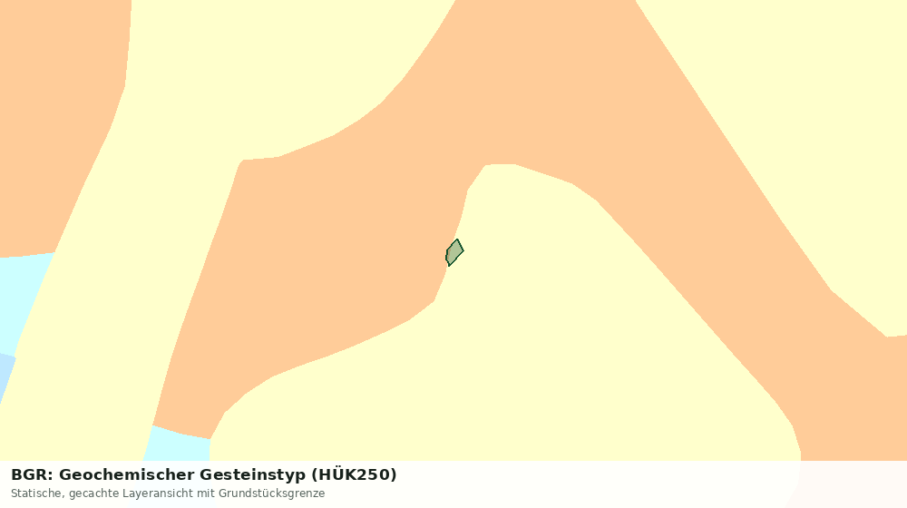 Statische Kartenansicht: BGR: Geochemischer Gesteinstyp (HÜK250)