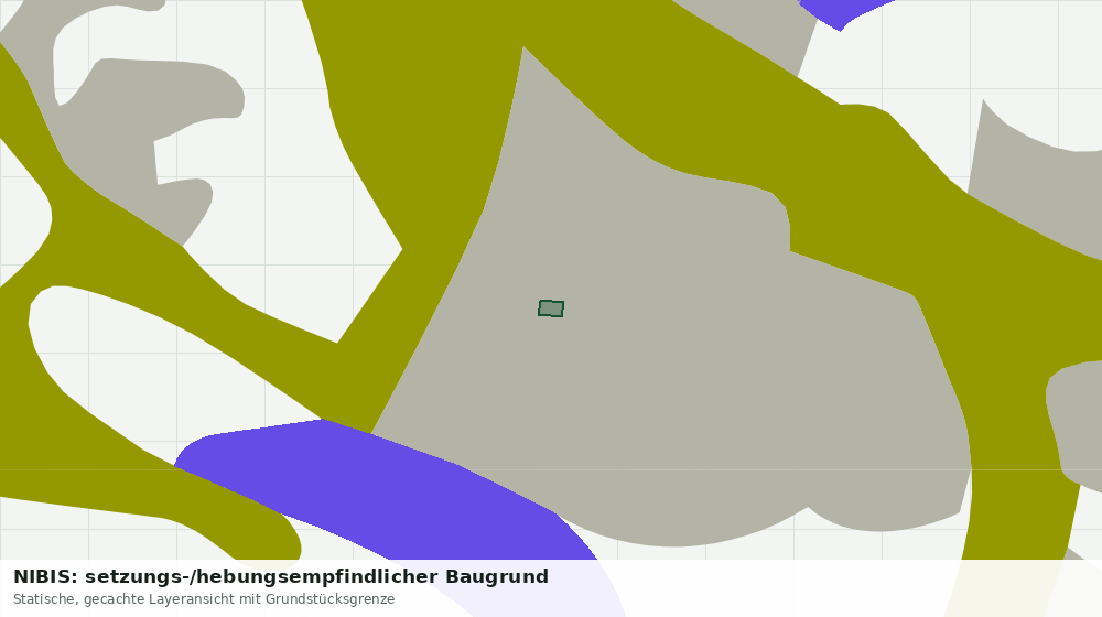 Statische Kartenansicht: NIBIS: setzungs-/hebungsempfindlicher Baugrund