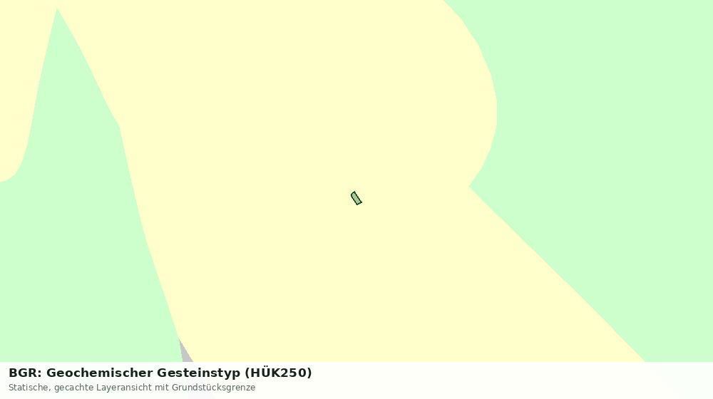 Statische Kartenansicht: BGR: Geochemischer Gesteinstyp (HÜK250)