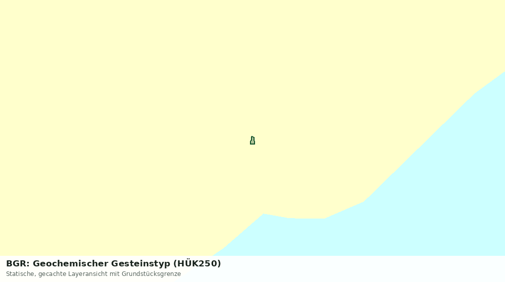 Statische Kartenansicht: BGR: Geochemischer Gesteinstyp (HÜK250)