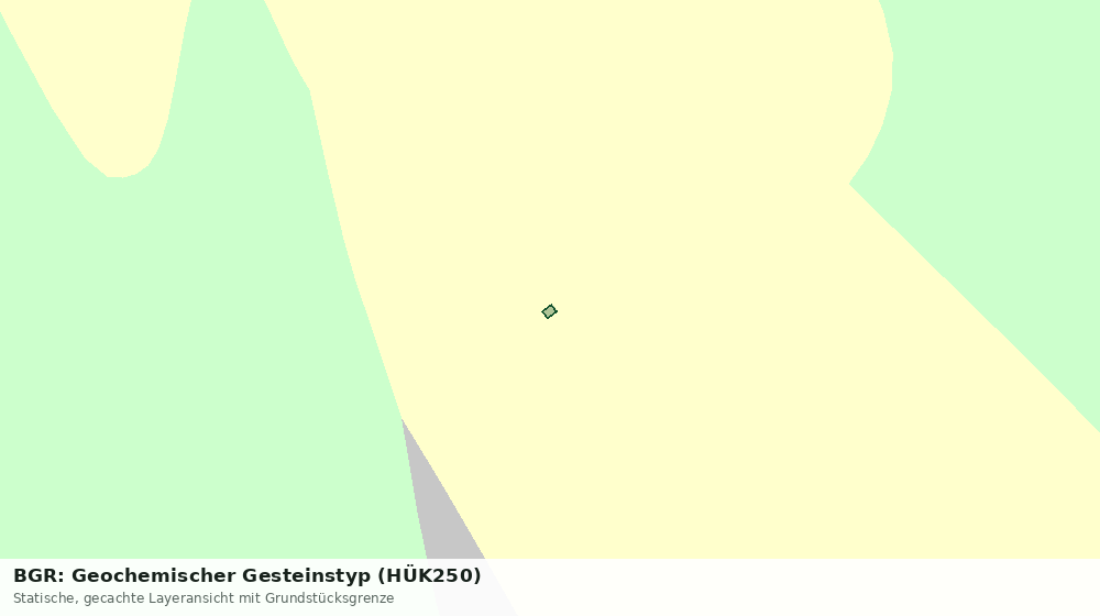 Statische Kartenansicht: BGR: Geochemischer Gesteinstyp (HÜK250)