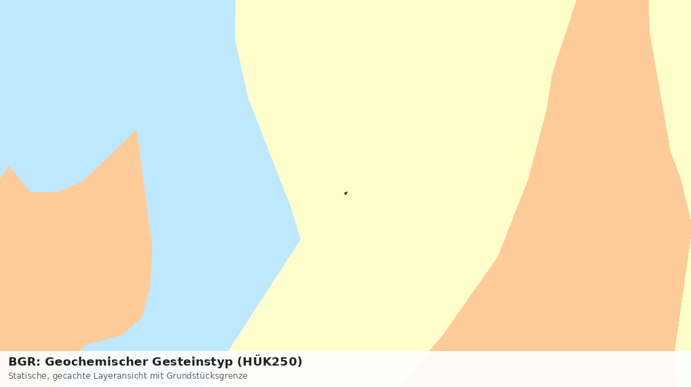 Statische Kartenansicht: BGR: Geochemischer Gesteinstyp (HÜK250)