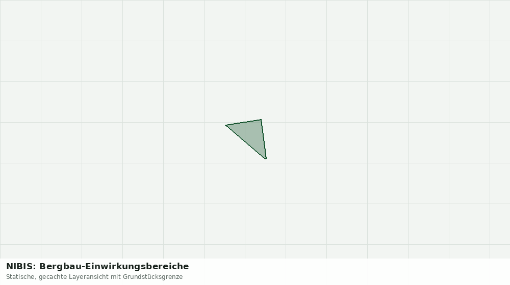 Statische Kartenansicht: NIBIS: Bergbau-Einwirkungsbereiche