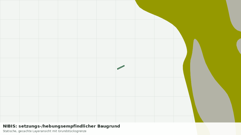 Statische Kartenansicht: NIBIS: setzungs-/hebungsempfindlicher Baugrund