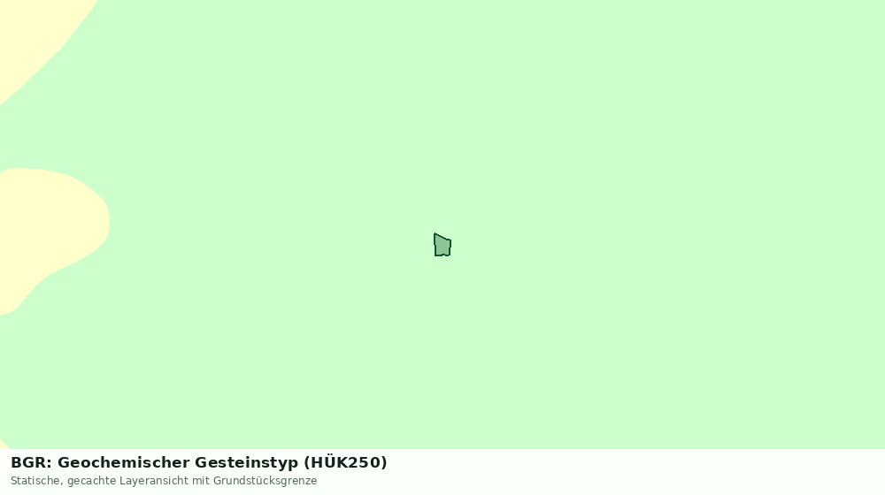 Statische Kartenansicht: BGR: Geochemischer Gesteinstyp (HÜK250)