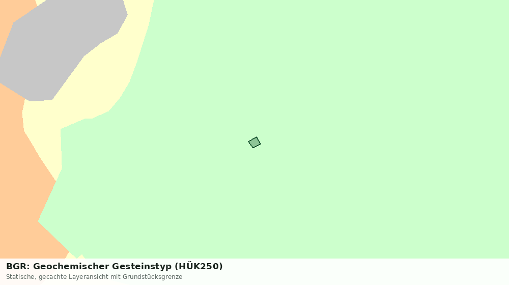 Statische Kartenansicht: BGR: Geochemischer Gesteinstyp (HÜK250)