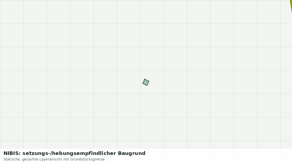 Statische Kartenansicht: NIBIS: setzungs-/hebungsempfindlicher Baugrund