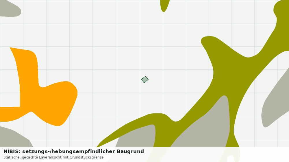 Statische Kartenansicht: NIBIS: setzungs-/hebungsempfindlicher Baugrund