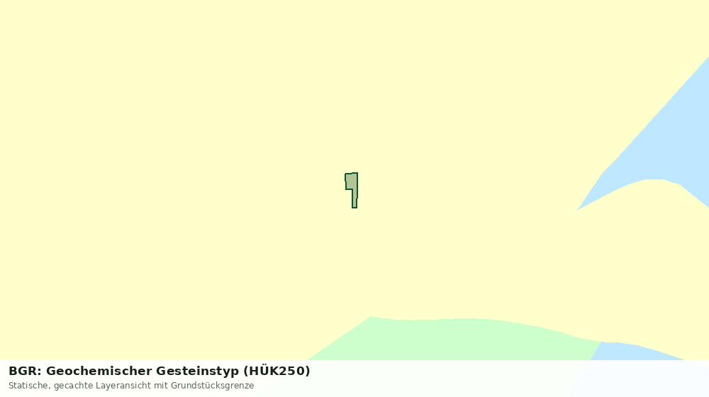 Statische Kartenansicht: BGR: Geochemischer Gesteinstyp (HÜK250)
