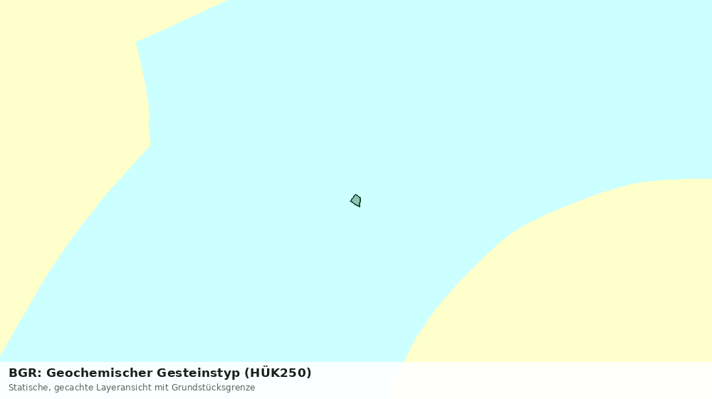 Statische Kartenansicht: BGR: Geochemischer Gesteinstyp (HÜK250)