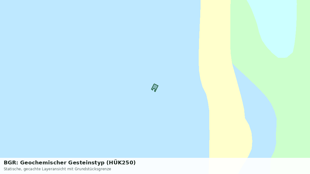 Statische Kartenansicht: BGR: Geochemischer Gesteinstyp (HÜK250)