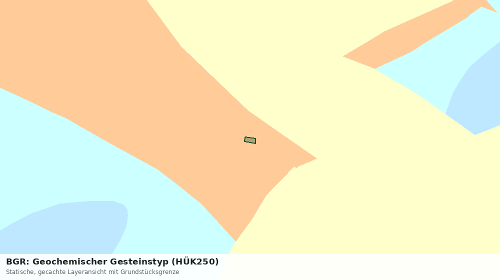 Statische Kartenansicht: BGR: Geochemischer Gesteinstyp (HÜK250)