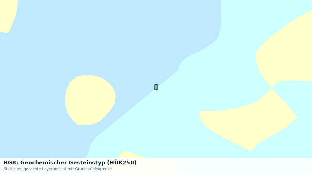 Statische Kartenansicht: BGR: Geochemischer Gesteinstyp (HÜK250)