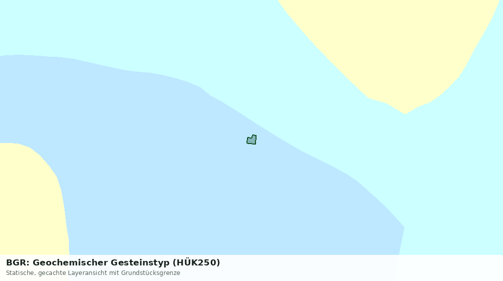 Statische Kartenansicht: BGR: Geochemischer Gesteinstyp (HÜK250)