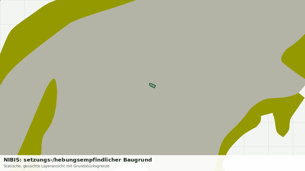 Statische Kartenansicht: NIBIS: setzungs-/hebungsempfindlicher Baugrund