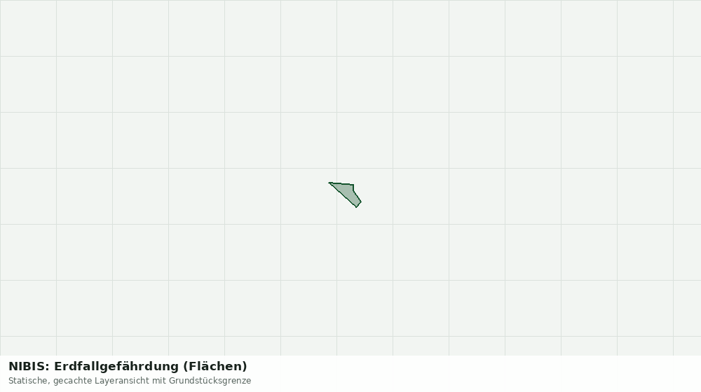 Statische Kartenansicht: NIBIS: Erdfallgefährdung (Flächen)