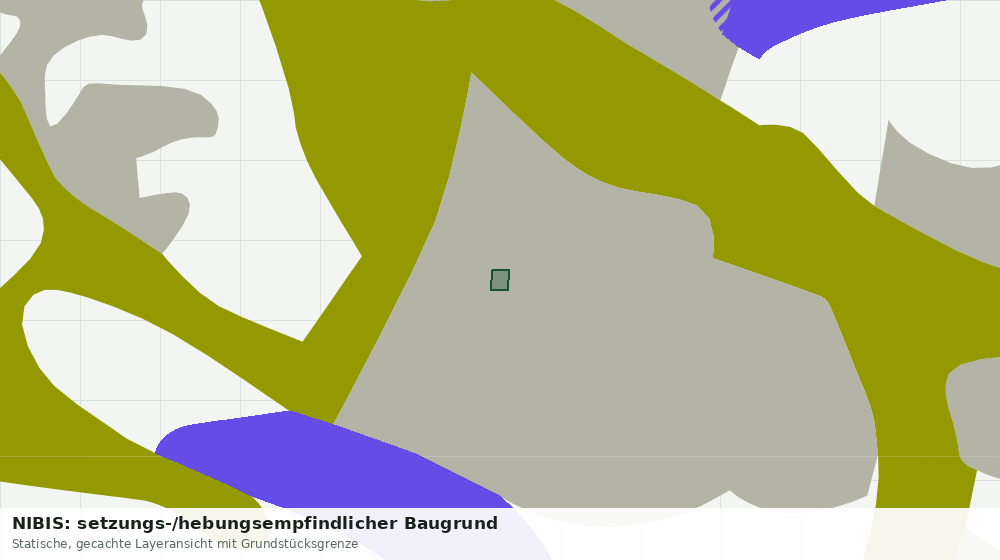 Statische Kartenansicht: NIBIS: setzungs-/hebungsempfindlicher Baugrund