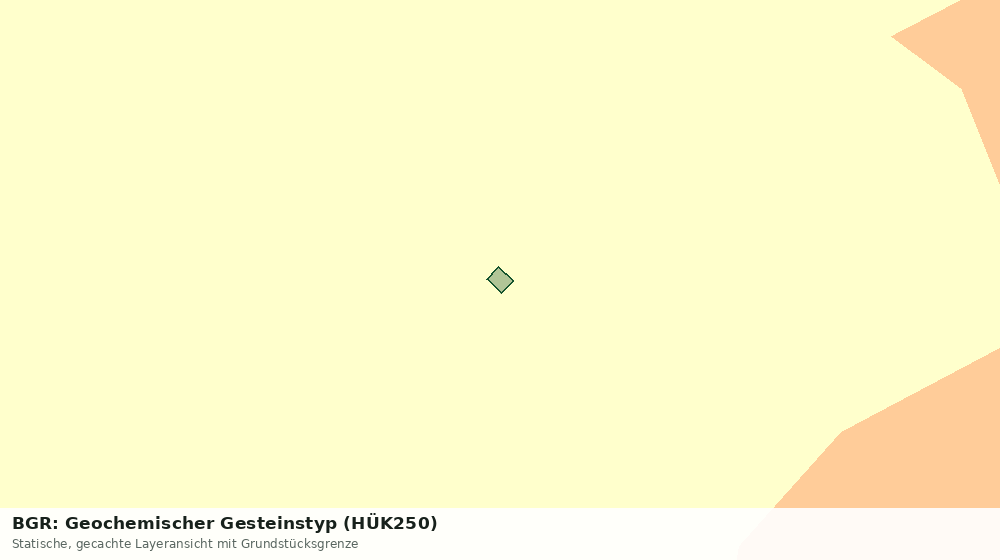 Statische Kartenansicht: BGR: Geochemischer Gesteinstyp (HÜK250)