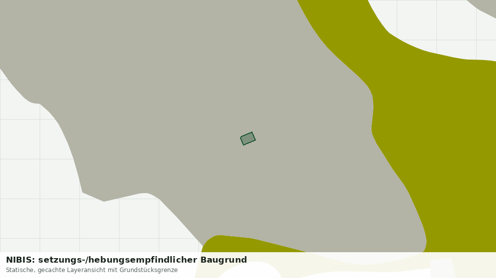 Statische Kartenansicht: NIBIS: setzungs-/hebungsempfindlicher Baugrund