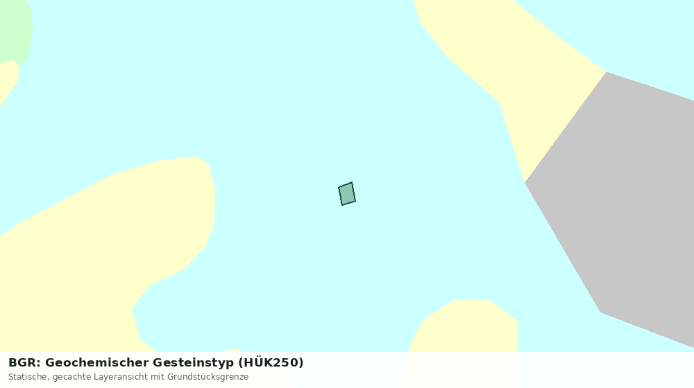 Statische Kartenansicht: BGR: Geochemischer Gesteinstyp (HÜK250)