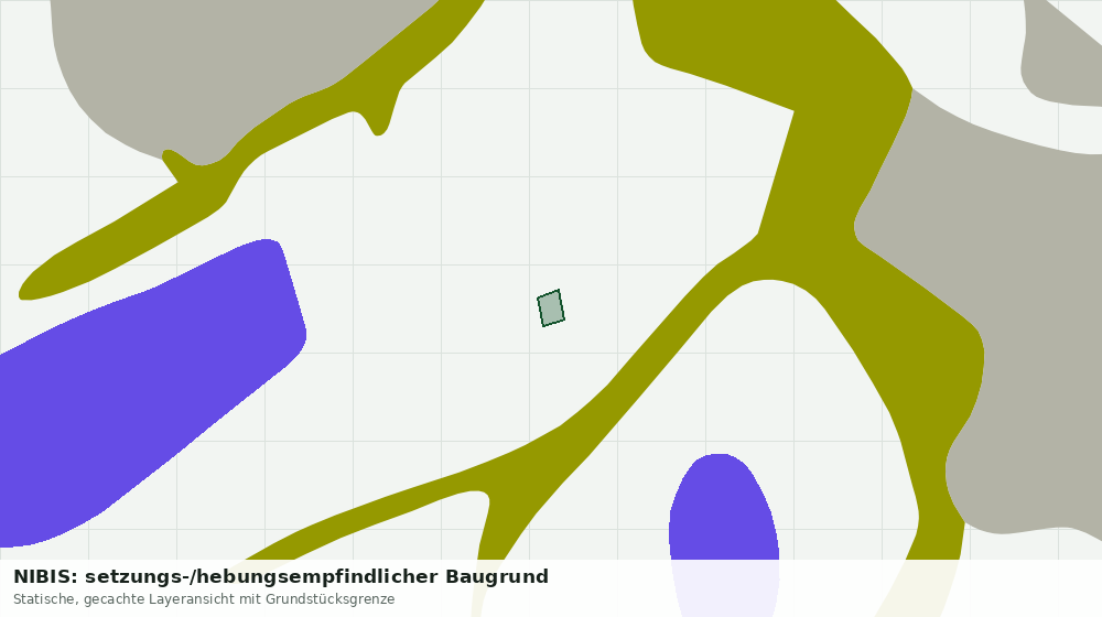Statische Kartenansicht: NIBIS: setzungs-/hebungsempfindlicher Baugrund