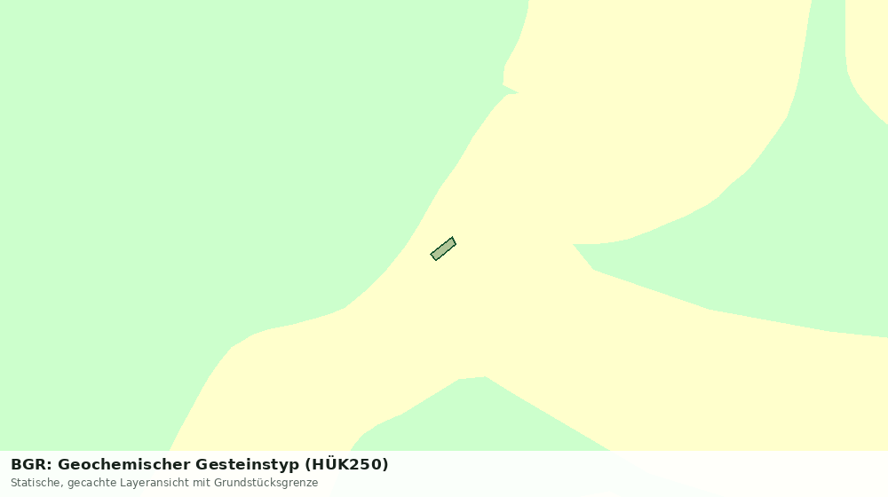 Statische Kartenansicht: BGR: Geochemischer Gesteinstyp (HÜK250)