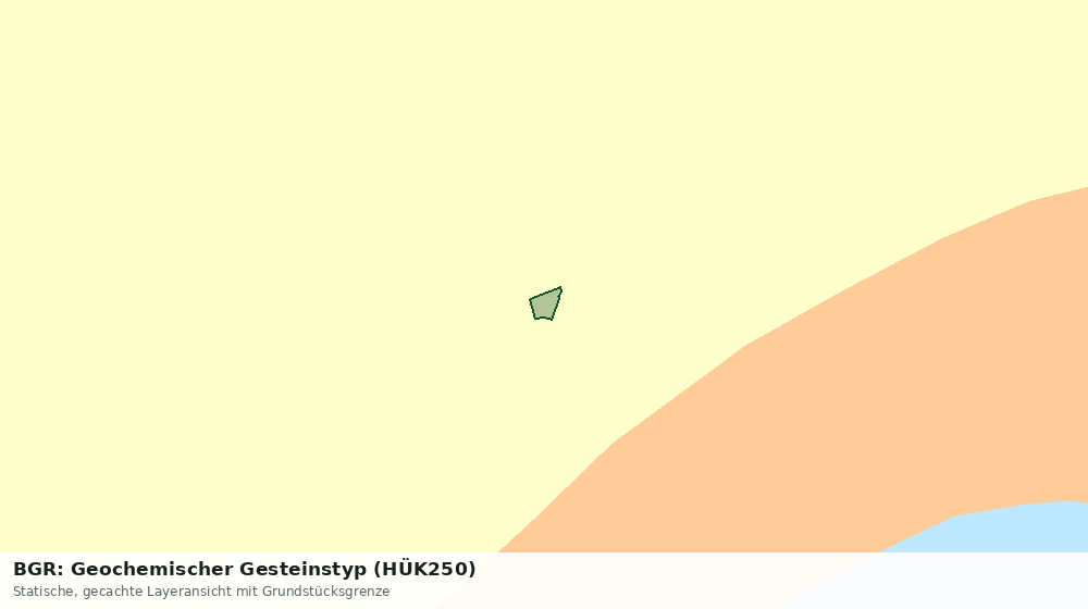 Statische Kartenansicht: BGR: Geochemischer Gesteinstyp (HÜK250)