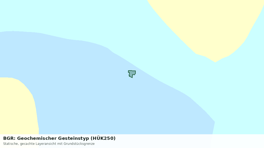 Statische Kartenansicht: BGR: Geochemischer Gesteinstyp (HÜK250)