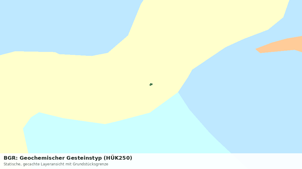 Statische Kartenansicht: BGR: Geochemischer Gesteinstyp (HÜK250)