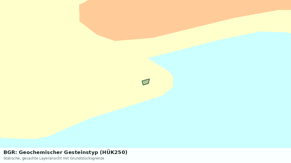 Statische Kartenansicht: BGR: Geochemischer Gesteinstyp (HÜK250)