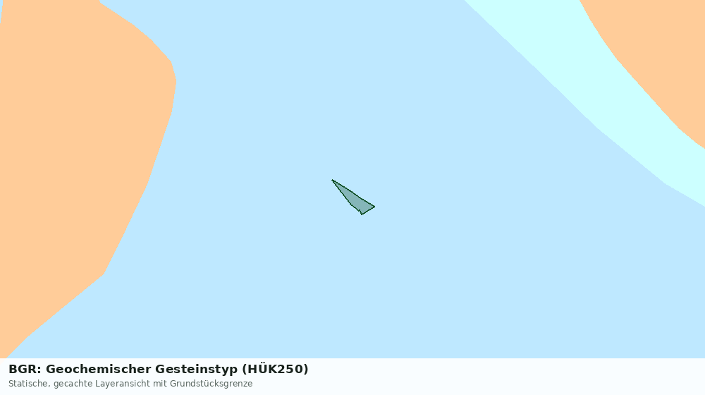 Statische Kartenansicht: BGR: Geochemischer Gesteinstyp (HÜK250)