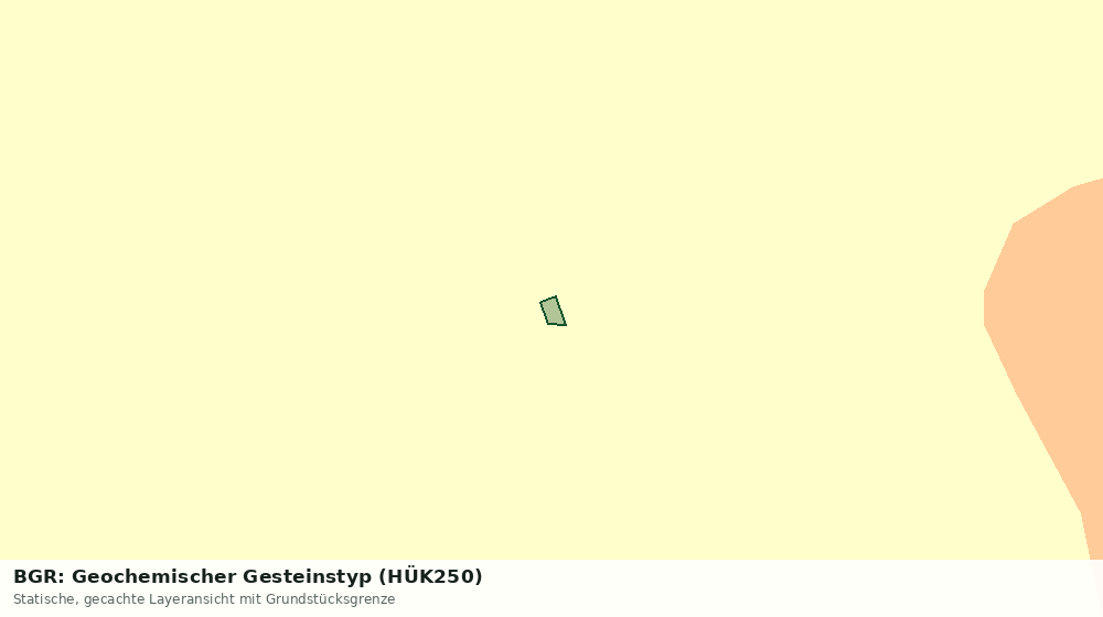 Statische Kartenansicht: BGR: Geochemischer Gesteinstyp (HÜK250)
